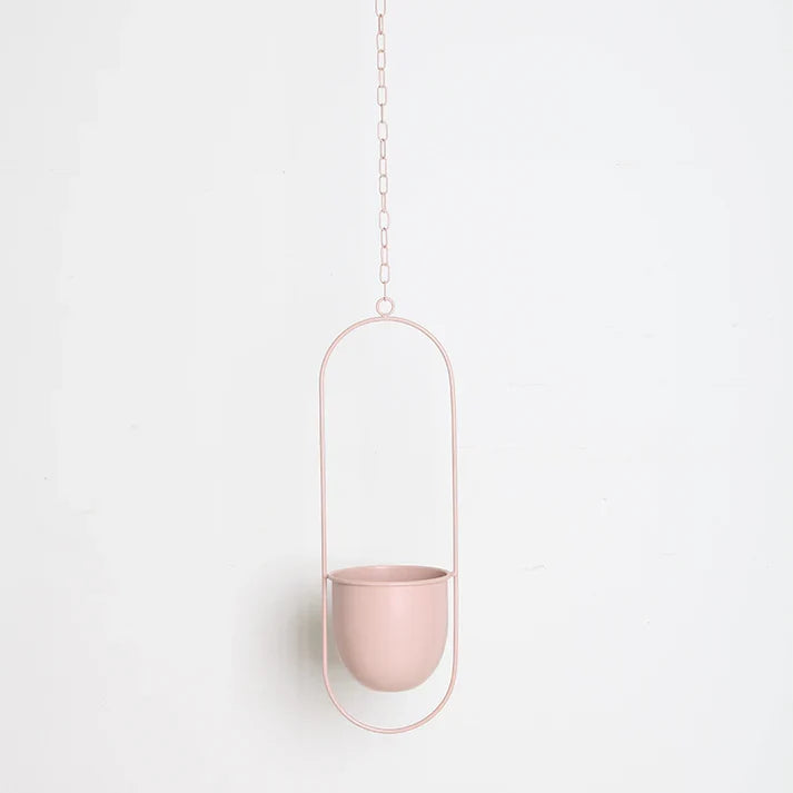 Simple Creative Hanging Iron Flower Pot Hydroponic Plant Pot