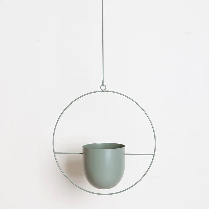 Simple Creative Hanging Iron Flower Pot Hydroponic Plant Pot