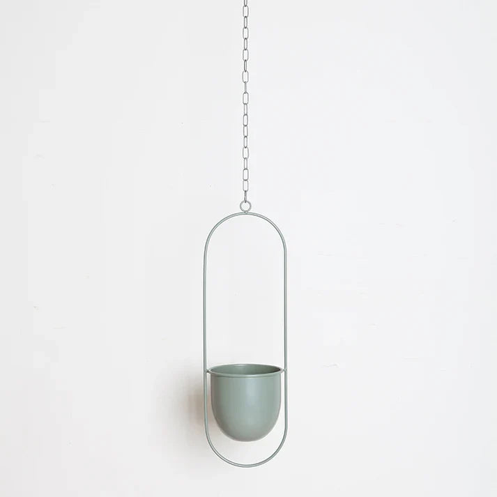 Simple Creative Hanging Iron Flower Pot Hydroponic Plant Pot