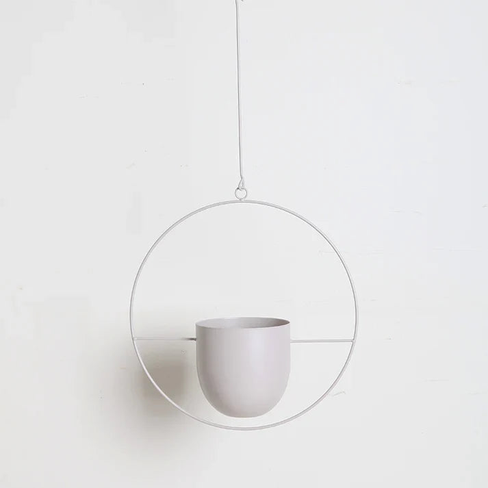 Simple Creative Hanging Iron Flower Pot Hydroponic Plant Pot