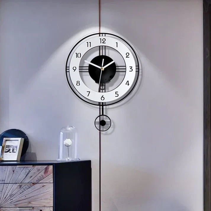 Living Room Creative One-Sided Hanging Wall Clock