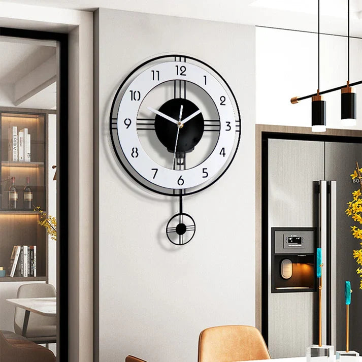 Living Room Creative One-Sided Hanging Wall Clock