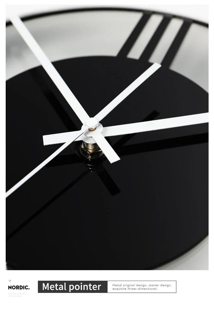 Living Room Creative One-Sided Hanging Wall Clock
