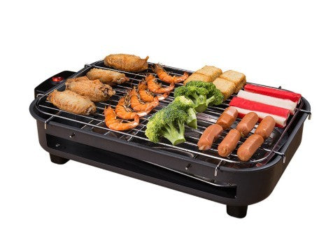 Korean Electric Grill Non-Smoking BBQ Oven Carbon Steel Baking Tray for Home