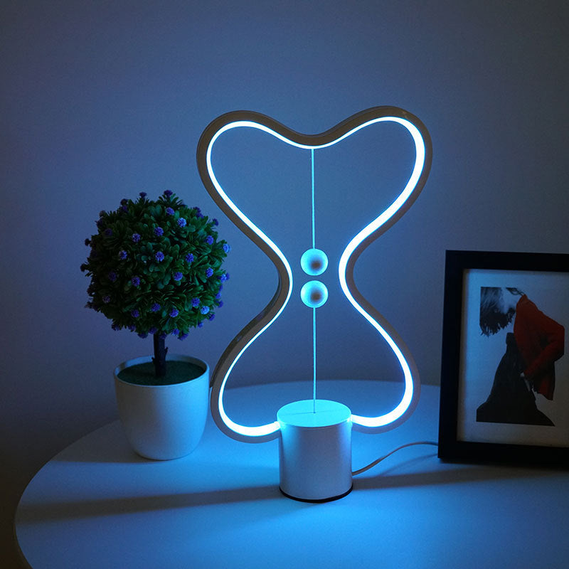 7 Colors Balance Lamp LED Night Light USB Powered Table Lamp