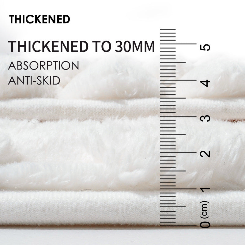 Memory Foam Bathroom Mat Soft Absorbent Non Slip 3 Sizes
