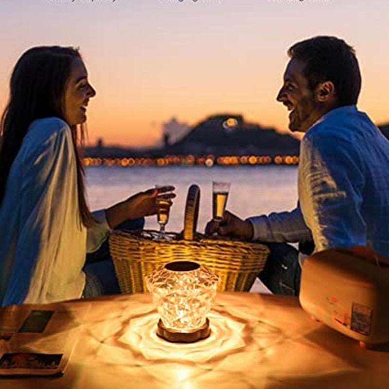 Diamond Crystal Lamp Table Light USB Touch Sensor Bar Lamp