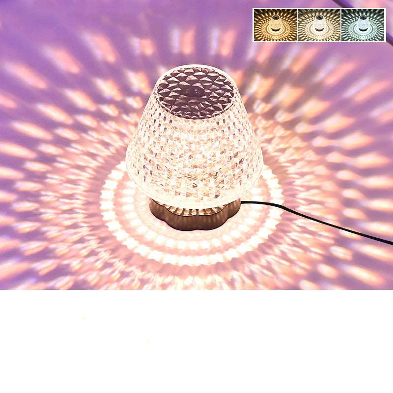 Diamond Crystal Lamp Table Light USB Touch Sensor Bar Lamp