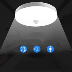 Motion Sensor Ceiling Light with Voice Activation 8W 16W 20W LED