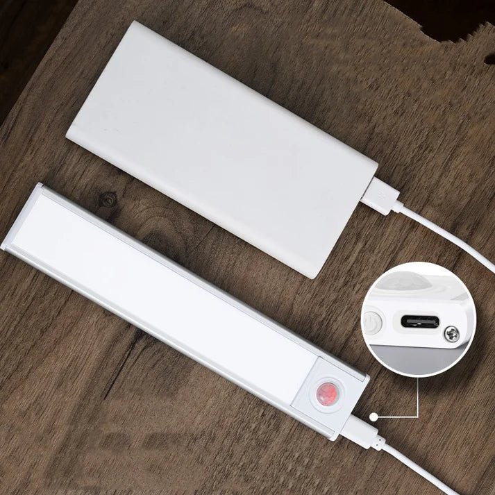 Thin Intelligent Rechargeable Human Body Motion Sensor Led Lights