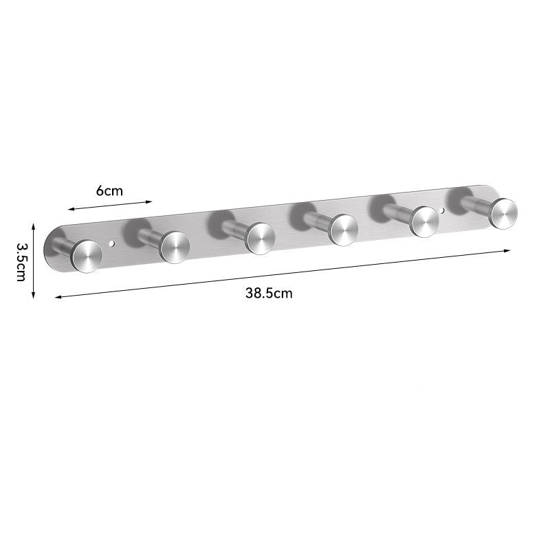 No Drill Stainless Steel Wall Hook Self Adhesive Rust Resistant