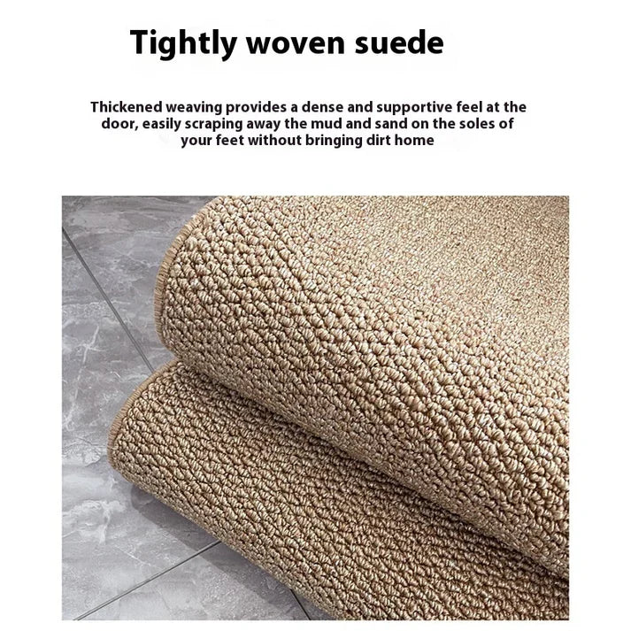 Non Slip Entrance Door Mat Pineapple Pattern Floor Rug for Home Entryway