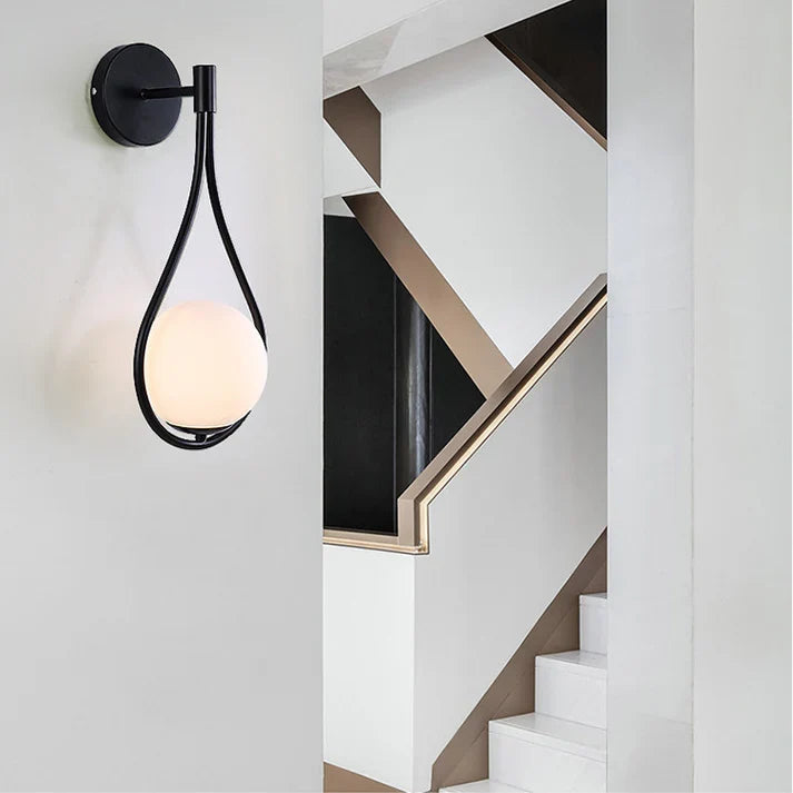 Nordic Bedroom Bedside Led Indoor Wall Lamp Golden Personality Home Lighting