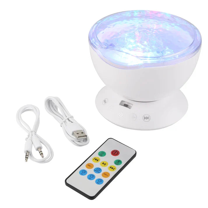 Ocean Wave Projector with Built in Audio Speaker