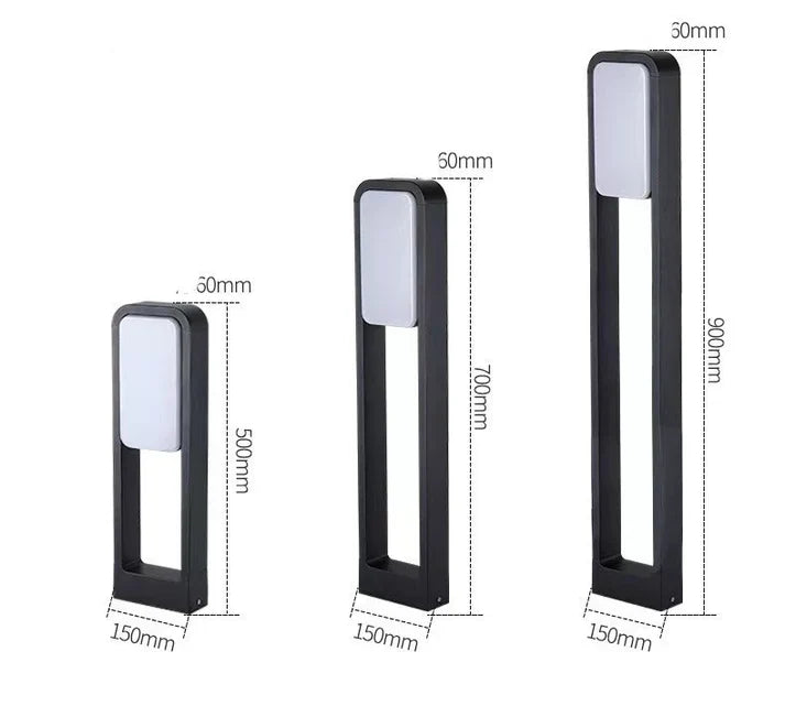 Waterproof Outdoor Lamps Aluminum Lawn Lights Garden Patio Decor