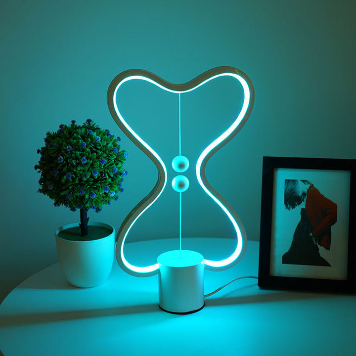 7 Colors Balance Lamp LED Night Light USB Powered Table Lamp