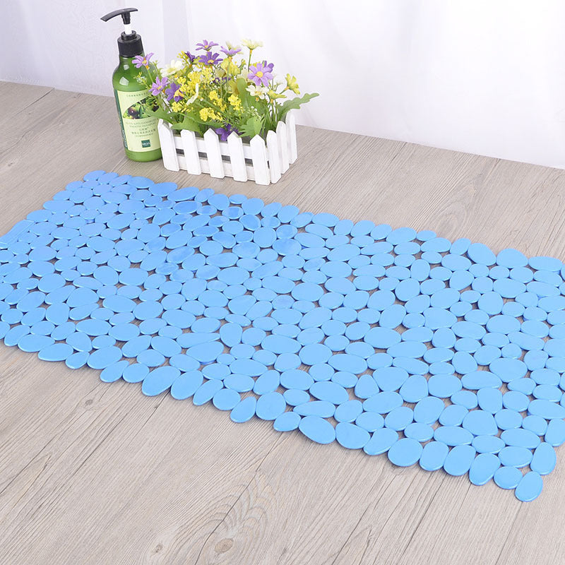 Pebble Design PVC Non Slip Bathroom Mat Eco Friendly 70x36cm
