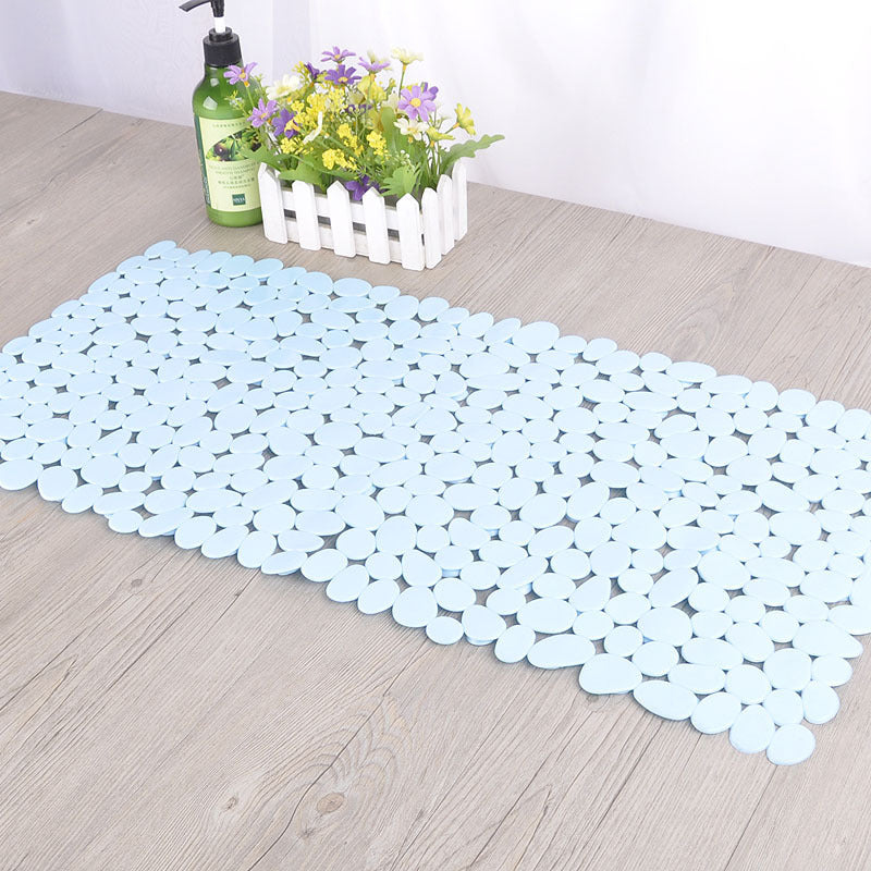 Pebble Design PVC Non Slip Bathroom Mat Eco Friendly 70x36cm