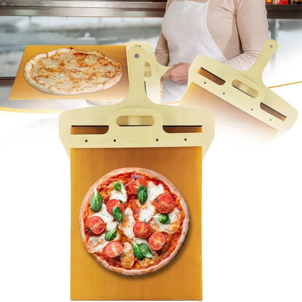 Sliding Pizza Shovel Non Stick Cutting Board Kitchen Baking Tool & Transfer Board