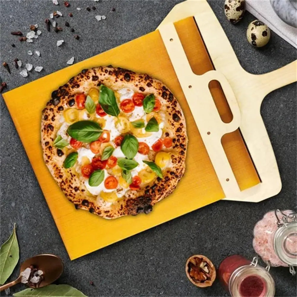 Sliding Pizza Shovel Non Stick Cutting Board Kitchen Baking Tool & Transfer Board