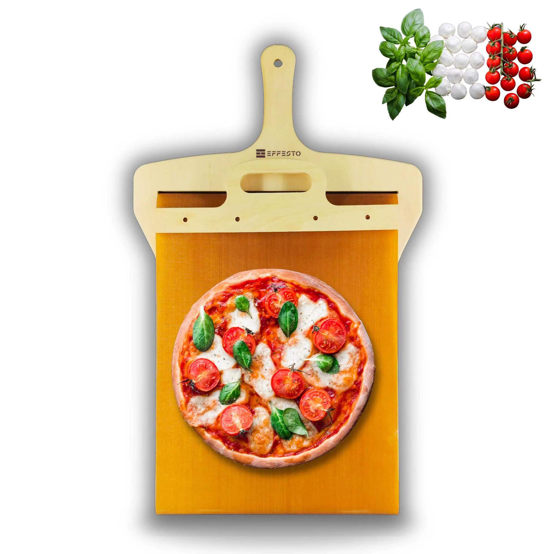 Sliding Pizza Shovel Non Stick Cutting Board Kitchen Baking Tool & Transfer Board