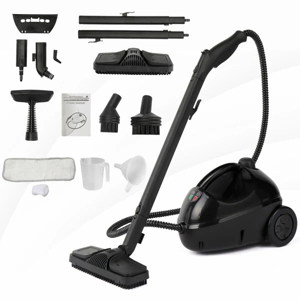 1500W Steam Floor Cleaner with 13 Accessories 1200ml Portable Steam Mop for Home