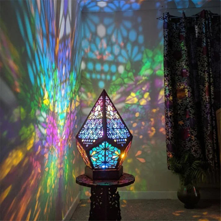 Built in Battery Moon And Stars Projection Lamp For Sale