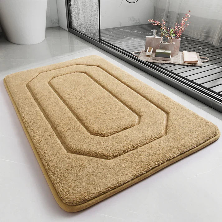 Quick Dry Bathroom Bath Mat Soft Absorbent Non Slip Floor Rug
