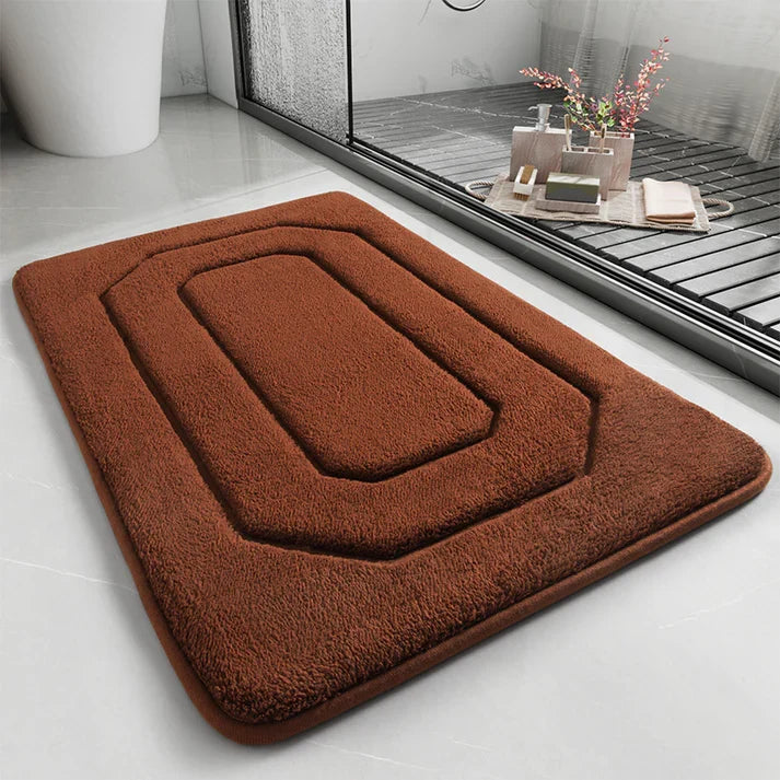 Quick Dry Bathroom Bath Mat Soft Absorbent Non Slip Floor Rug