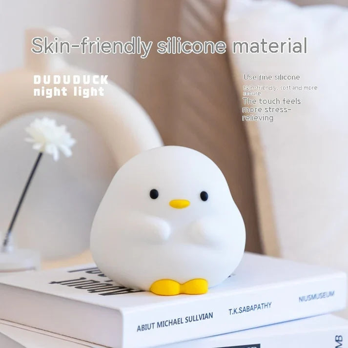 Rechargeable Cute Duck Touch Sensor LED Night Lamp