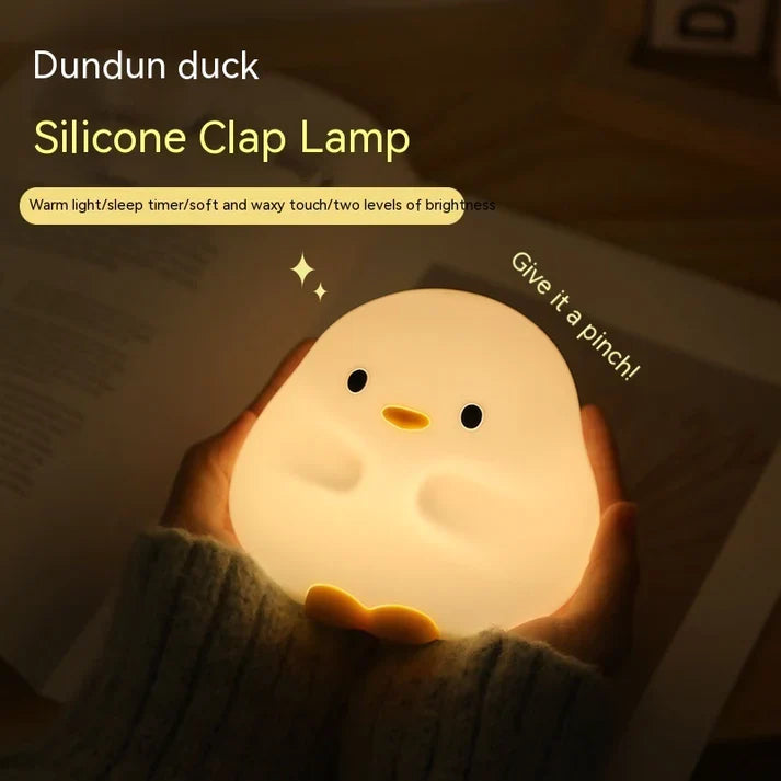 Rechargeable Cute Duck Touch Sensor LED Night Lamp