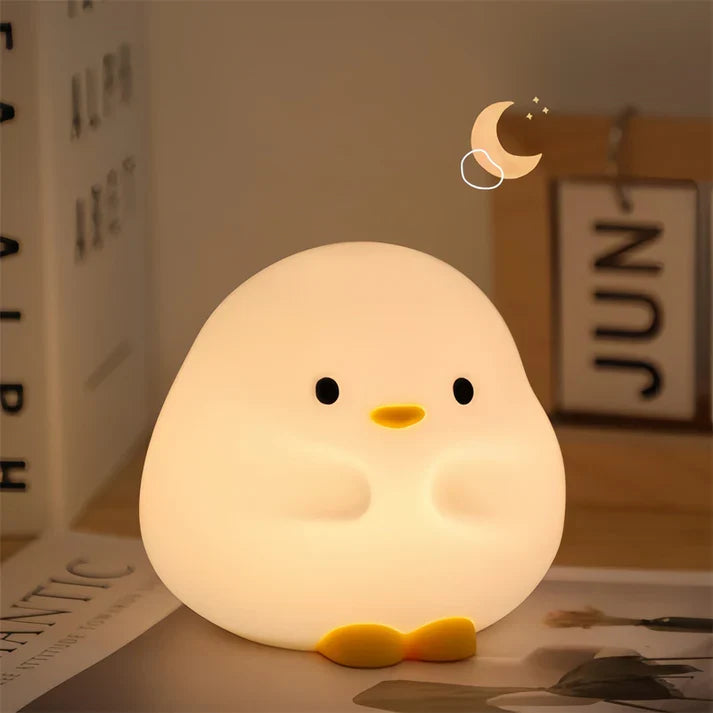 Rechargeable Cute Duck Touch Sensor LED Night Lamp