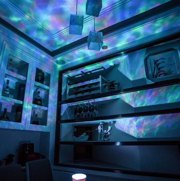 Ocean Wave Projector with Built in Audio Speaker