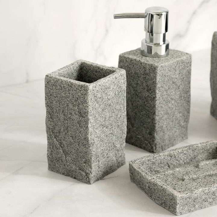 4-Piece Bathroom Accessories Set! Resin, Modern Bathroom Design