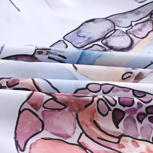 Splendas Sea Turtle Bedding Set Coastal Duvet Cover & Pillowcase | Twin Queen King