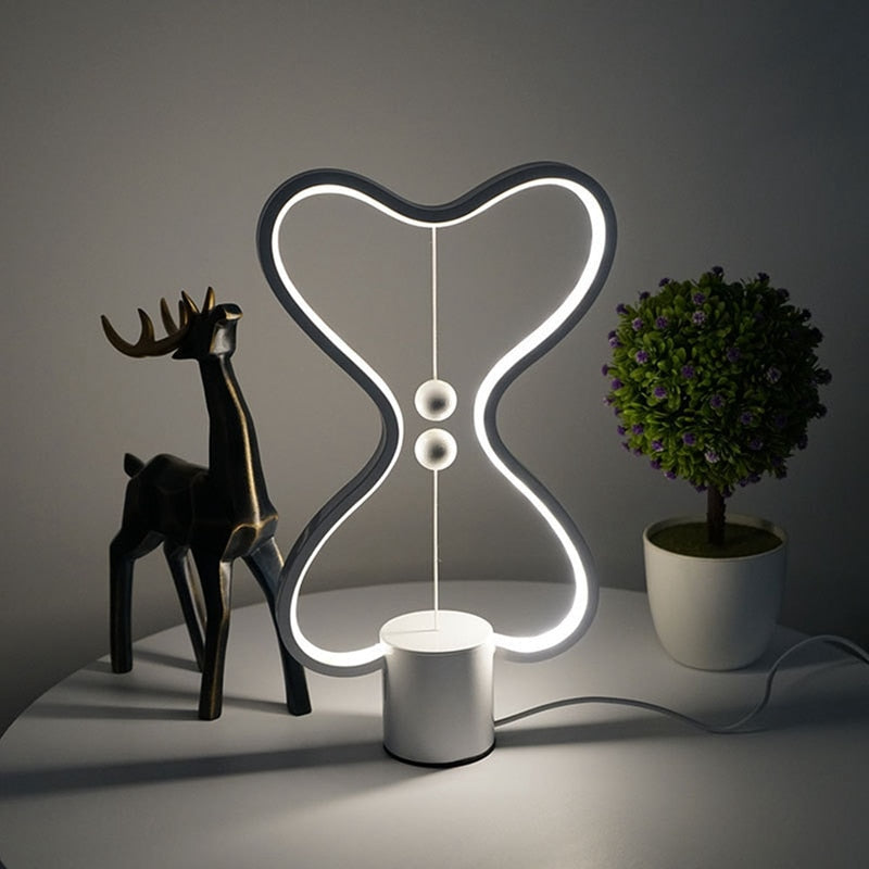 7 Colors Balance Lamp LED Night Light USB Powered Table Lamp
