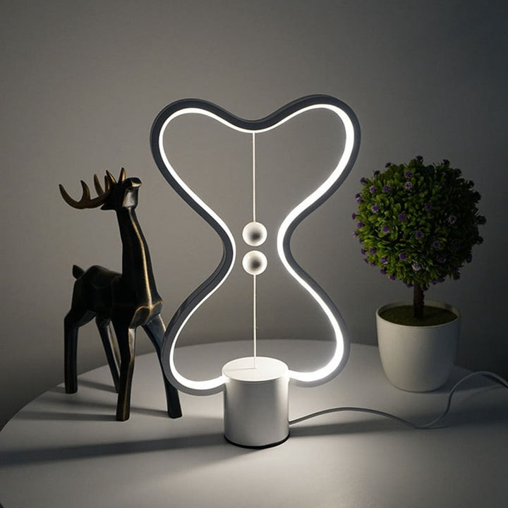 7 Colors Balance Lamp LED Night Light USB Powered Table Lamp
