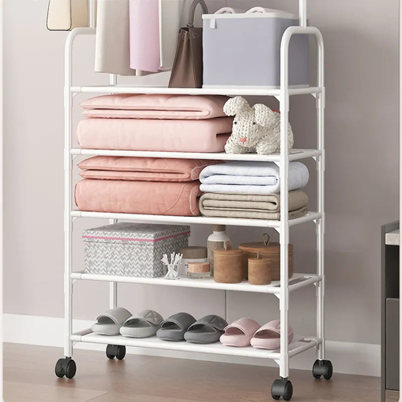 Multi-Layer Shoe & Hat Rack with Storage Shelves