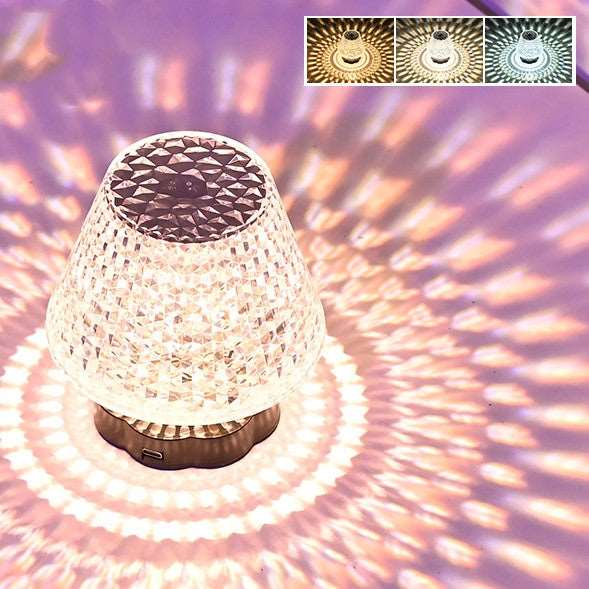 Diamond Crystal Lamp Table Light USB Touch Sensor Bar Lamp