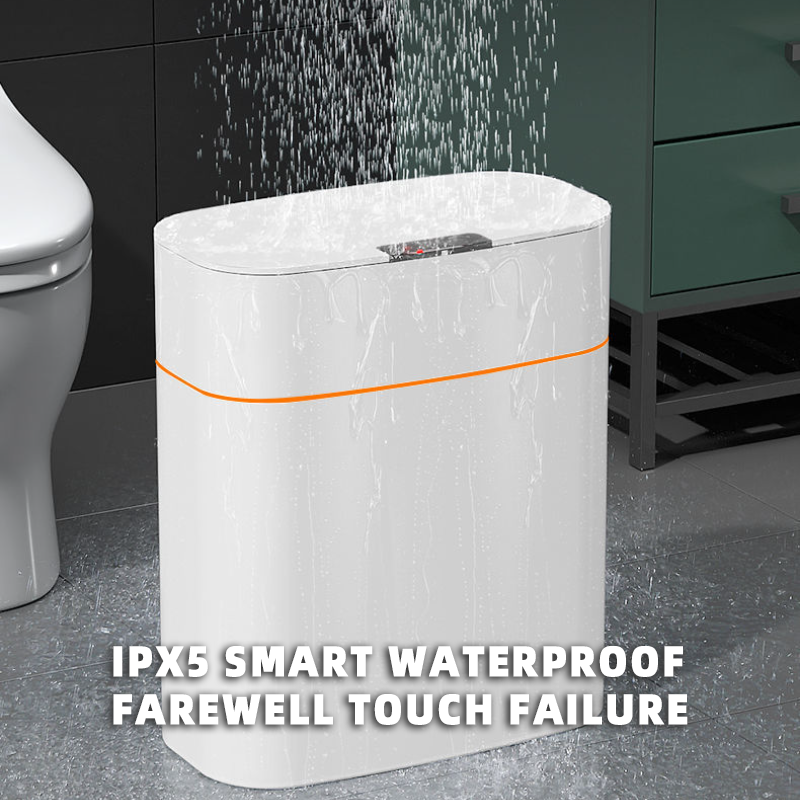 Smart Touchless Trash Can with UV & Deodorizer – 13L/16L