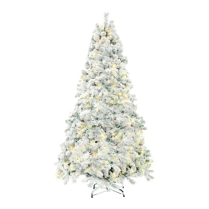 Artificial Christmas Tree PVC Snowy White Tree for Home Mall Window Decoration