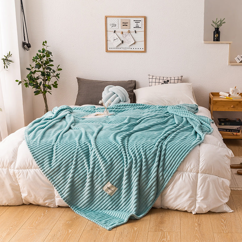 Soft Fleece Blanket Queen Size Lightweight Plush Throw for Bed and Sofa