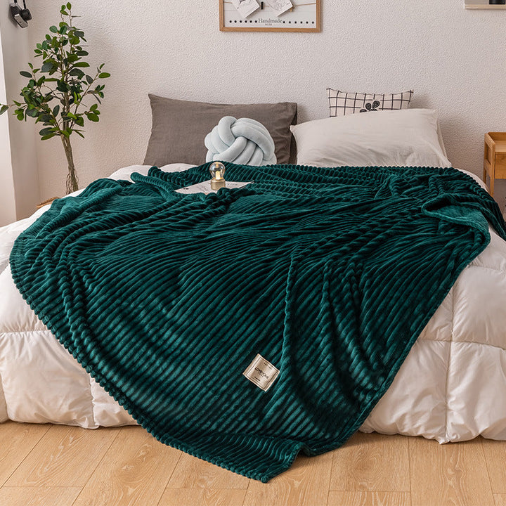 Soft Fleece Blanket Queen Size Lightweight Plush Throw for Bed and Sofa
