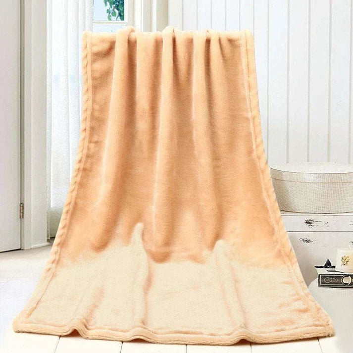 Soft Flannel Kids Blanket - Cozy Lap and Stroller Throw | 4 Colors