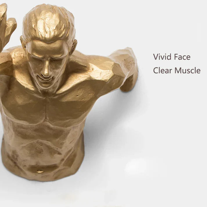 3D Torso Nordic Body Art Wall Hanging Sculptures