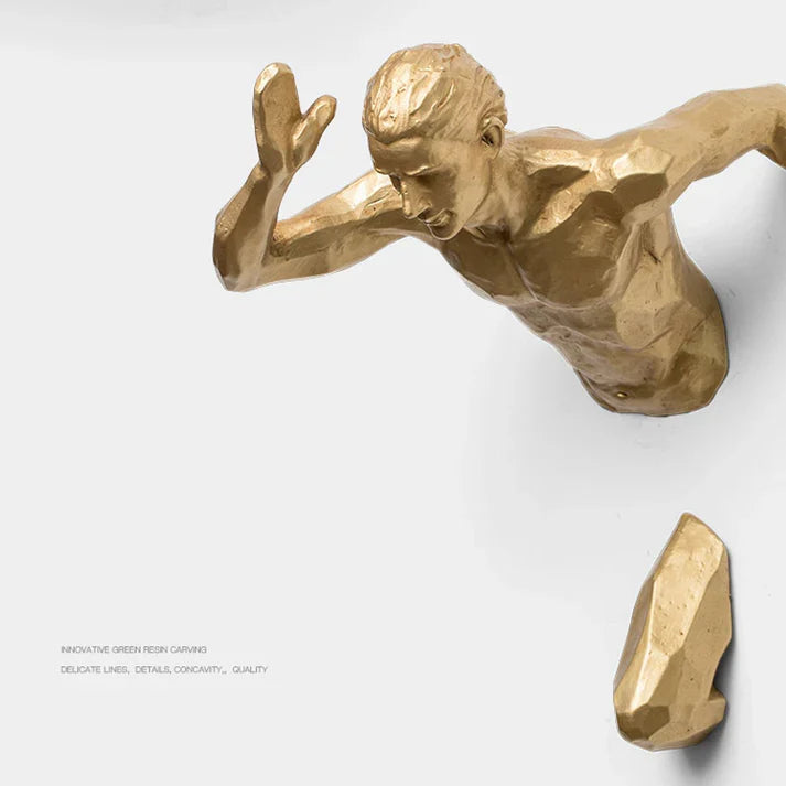 3D Torso Nordic Body Art Wall Hanging Sculptures