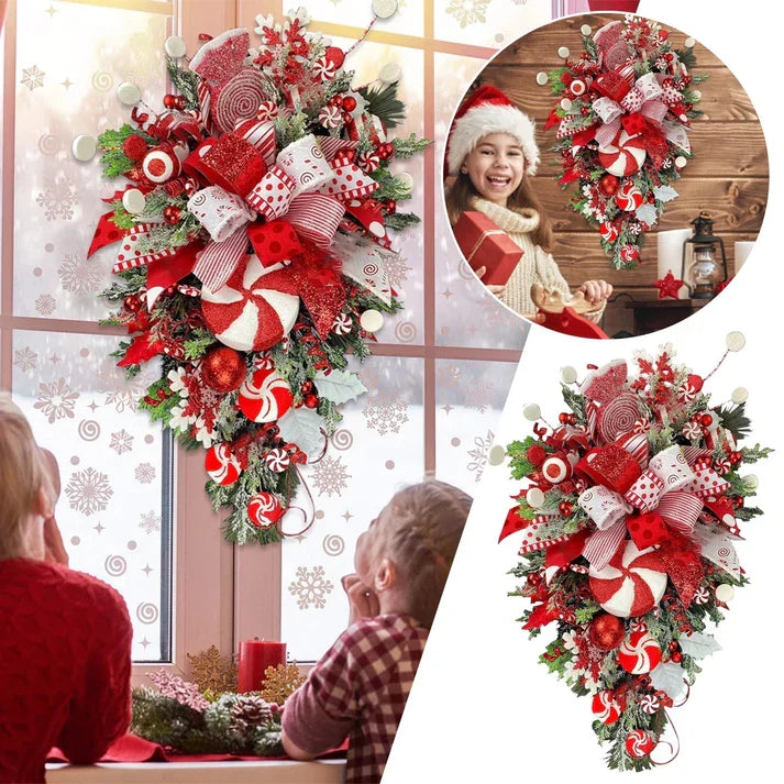 Door Pendant Handmade Christmas wreath Decoration