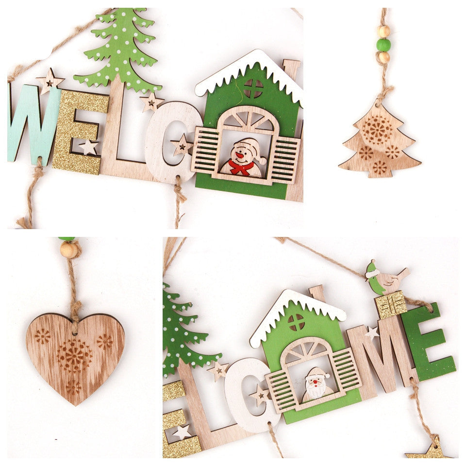 Christmas Welcome Ornament Holiday Decor