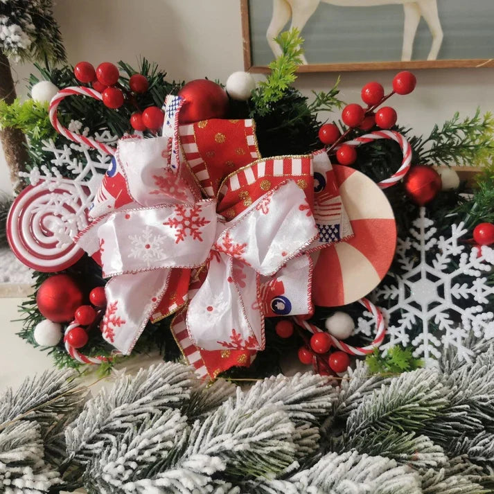 Door Pendant Handmade Christmas wreath Decoration