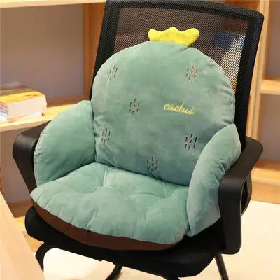 Cute Cartoon Chair Cushion - Novelty Shaped Plush Seat Pad | 5 Designs